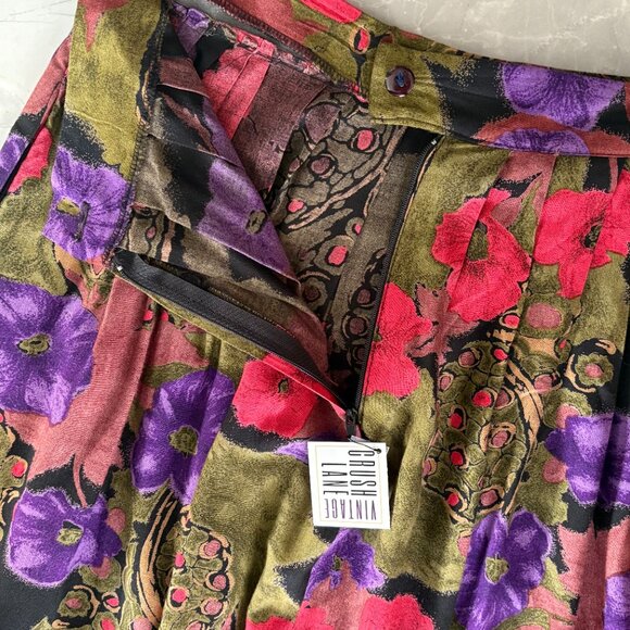 Vintage Principles Abstract Floral Skirt Sz 10 - Picture 9 of 9